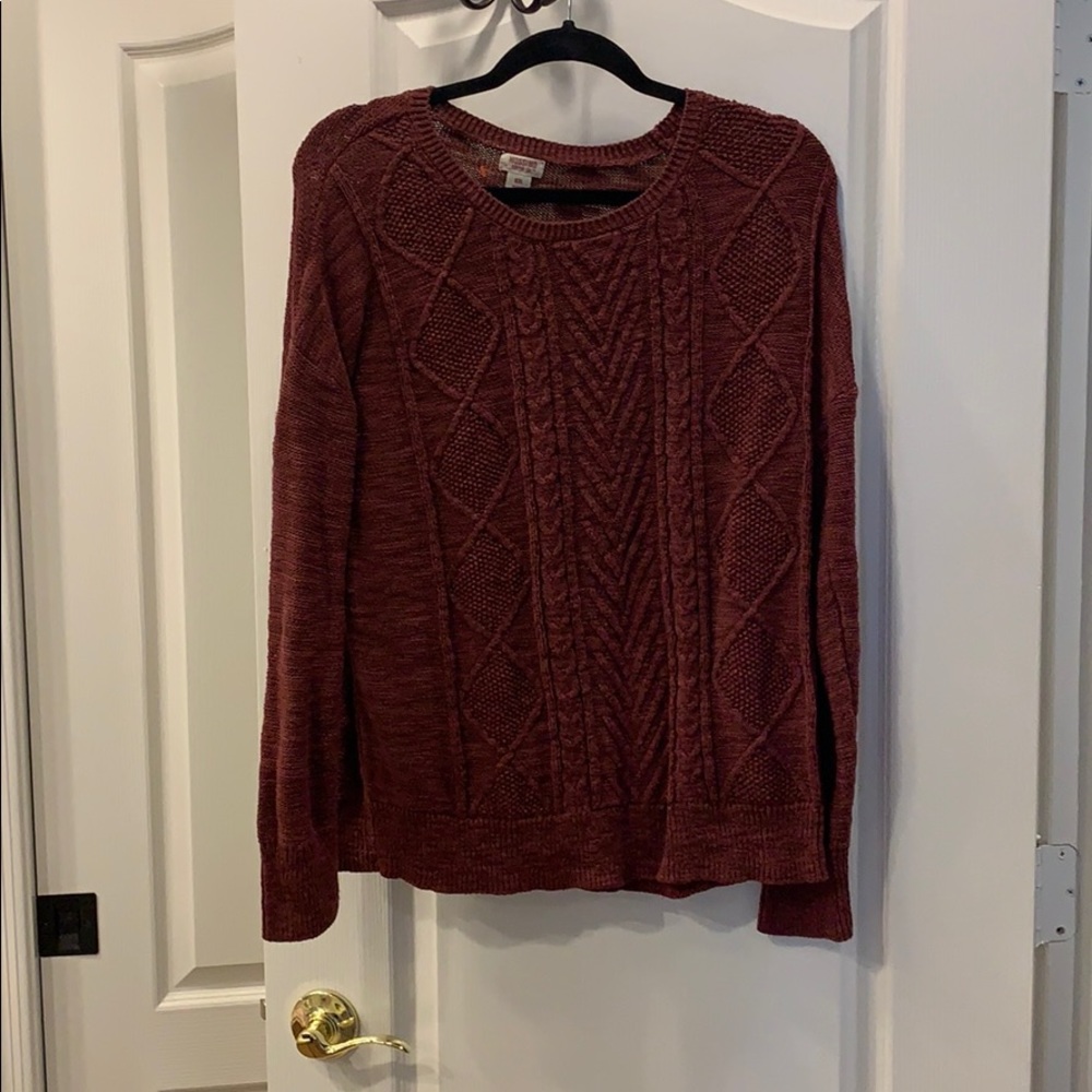 Red sweater